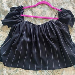 Honey punch off shoulder tube top